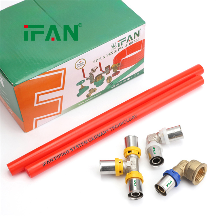 IFAN Factory PEX Pipe Fittings Brass Threaded Fitting Pex Press Fittings