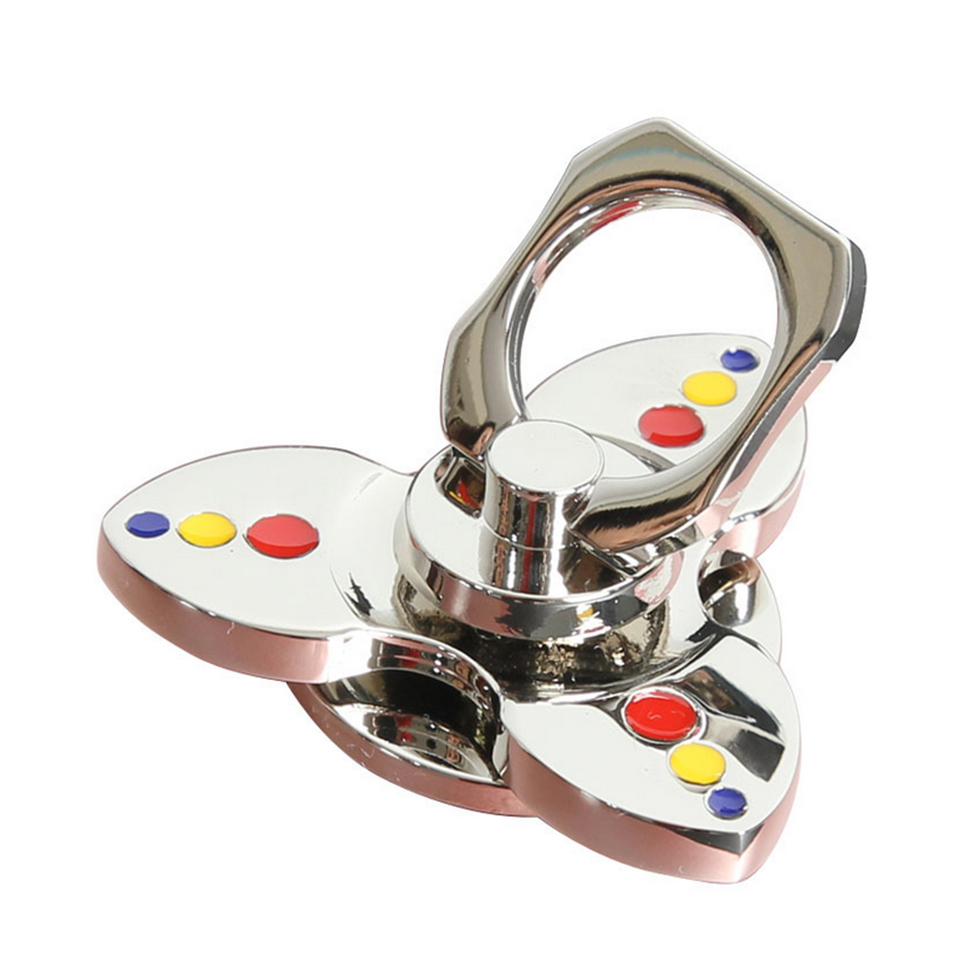 Dazzle Gorgeous Metal Fidget Spinner Phone Ring Holder