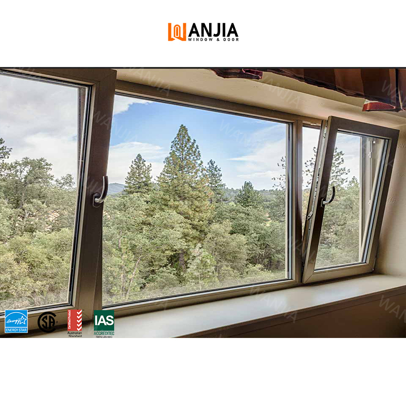 Double Glazed Windows Soundproofing Aluminum Tilt and Turn Windows House Interior Casement Windows