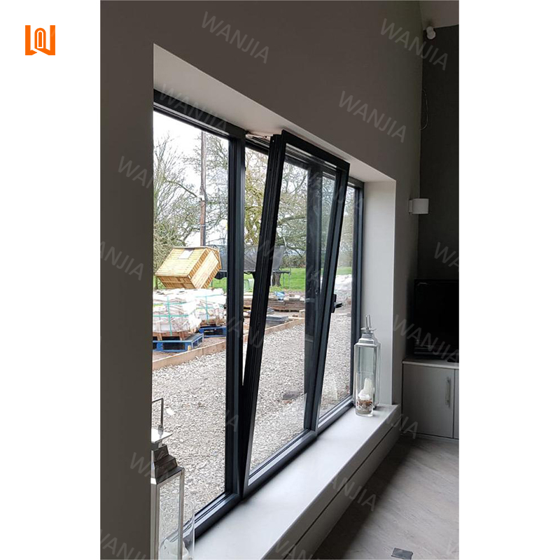 Heavy Duty Custom Tilt and Turn Window Interior Double Glazed Window Thermal Break Aluminum Windows
