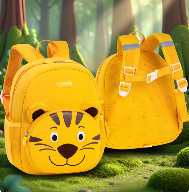 Haslor Kindergarten Backpack Cute Animal Anti-Lost Bag, Lightweight and Durable Kids Small Backpack
