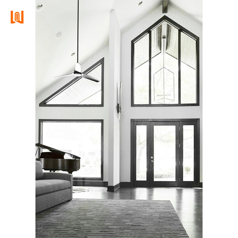 Soundproof Fixed windows Double-glazed Aluminum Picture windows Indoor Custom Impact windows