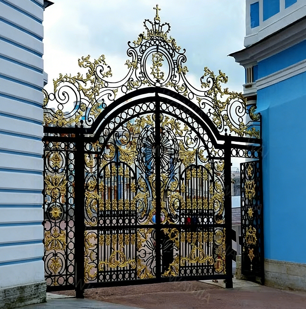 Modern Driveway Warehouse Iron Gates Villa Exterior European Gates Grille Design Main Iron Gates