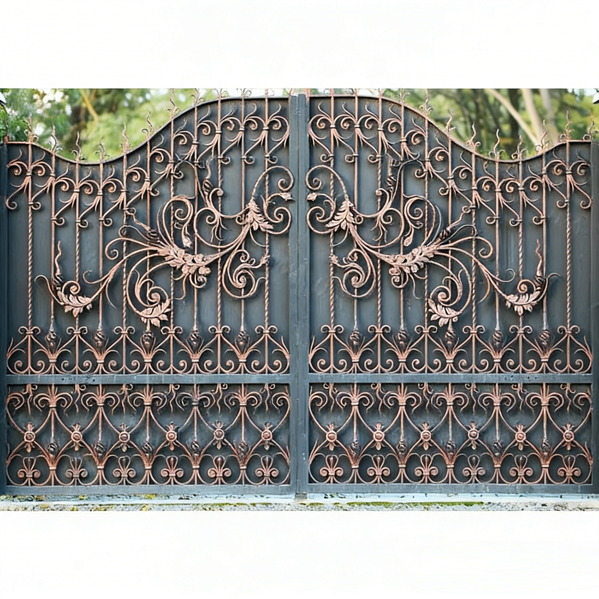 Apartment Exterior Wrought Iron Gates Driveway House Modern Iron Gates Security Wrought Iron Gates