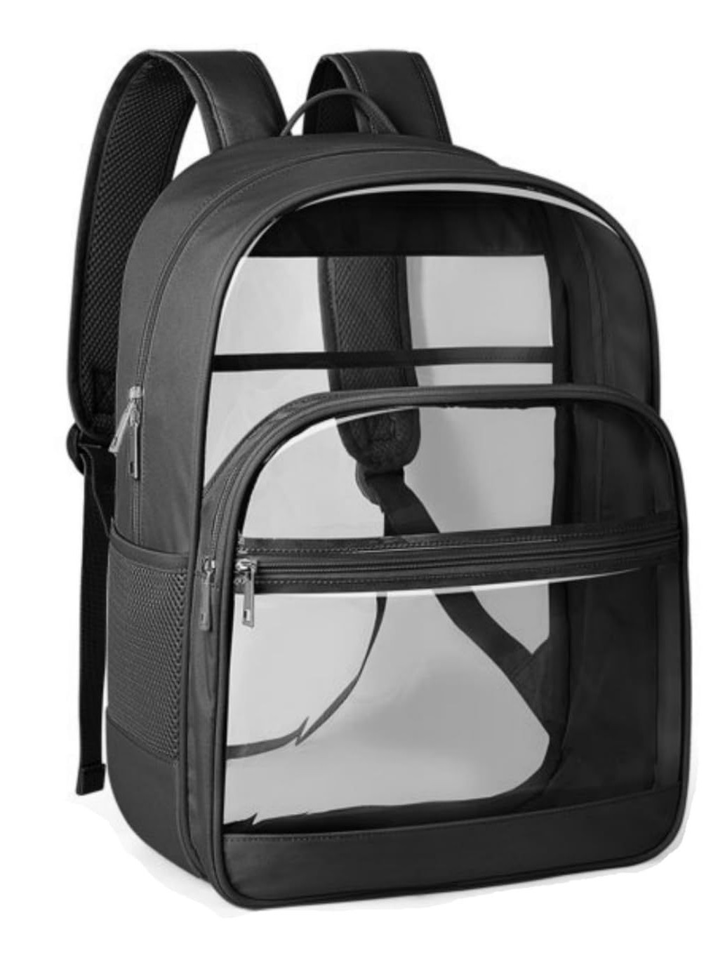 Haslor PVC Transparent Outdoor Backpack Travel Waterproof Large Capacity Student Backpack