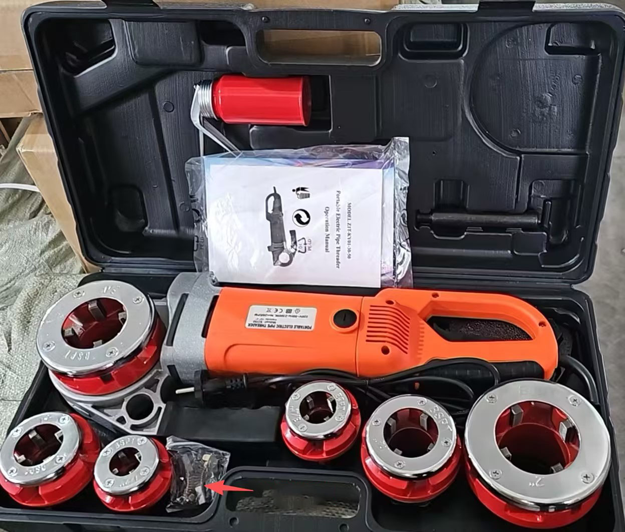 Handheld Portable Electric Threading Machine