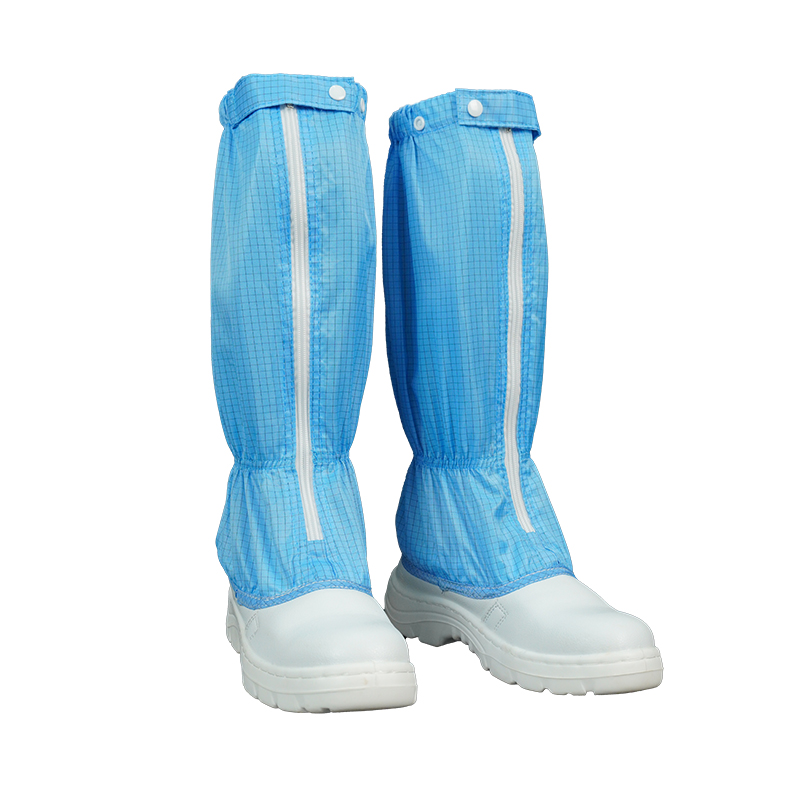 Blue anti-static cloth tube, anti-static and anti smashing shoes