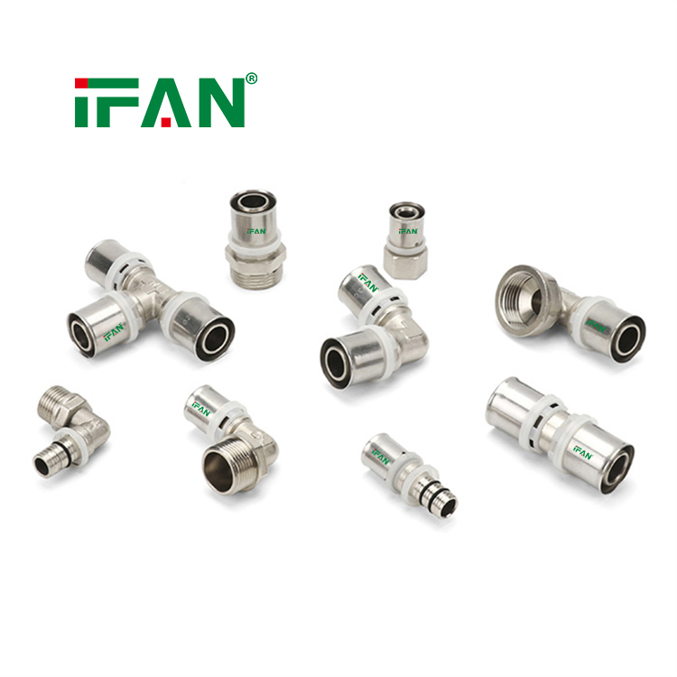 IFAN New Design PEX Pipe Fittings Brass Threaded Fitting Pex Press Fittings