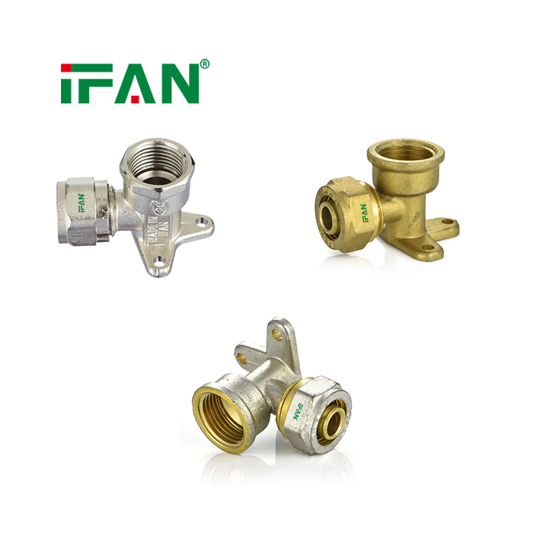 IFAN Reliable PEX Pipe All Size PEX Compression Fitting 16-20mm PEX Brass Compression Fitting