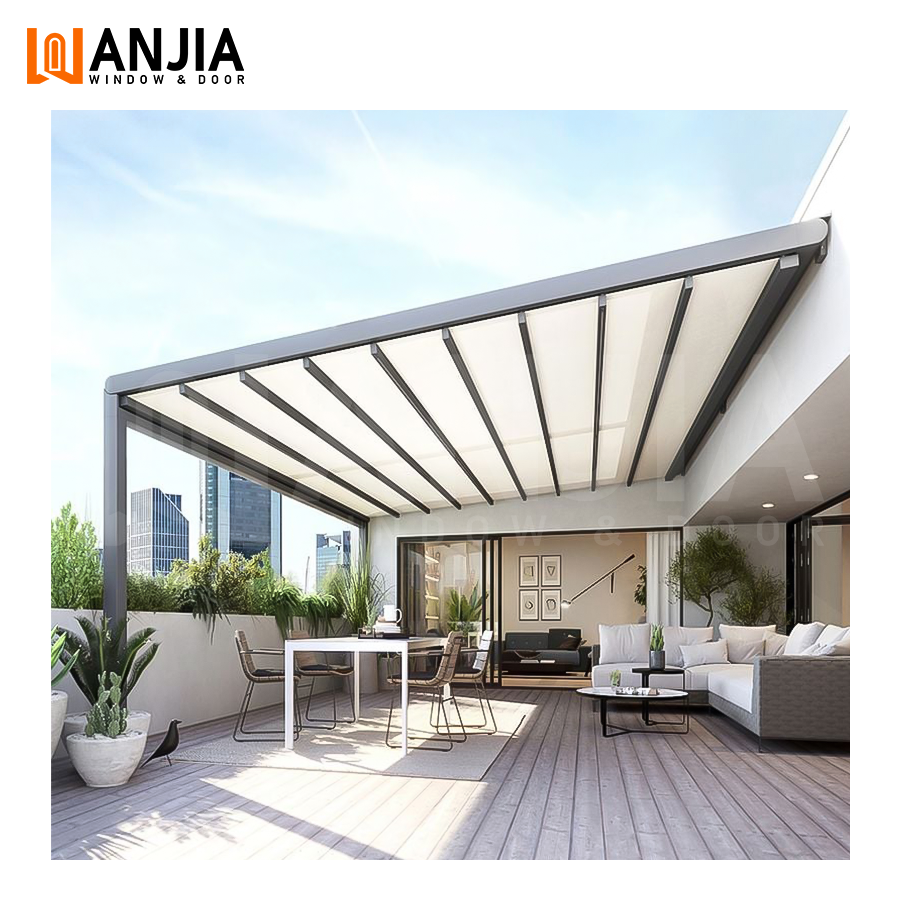 Stylish Aluminium Louvred Outdoor Patio Roof New Trends Garden Pavilion Elegant Pergola for Garden