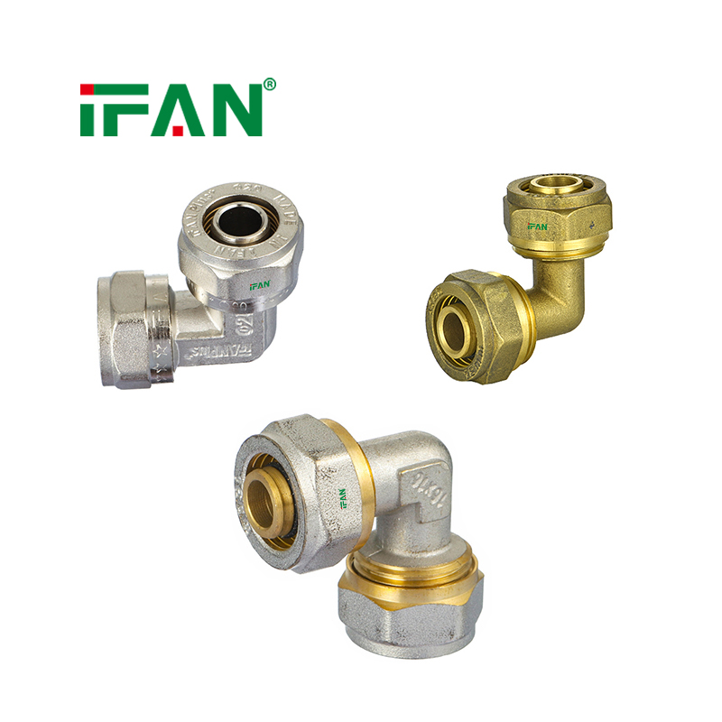 IFAN Reliable PEX Pipe Elbow PEX Compression Fitting Brass Compression Fitting