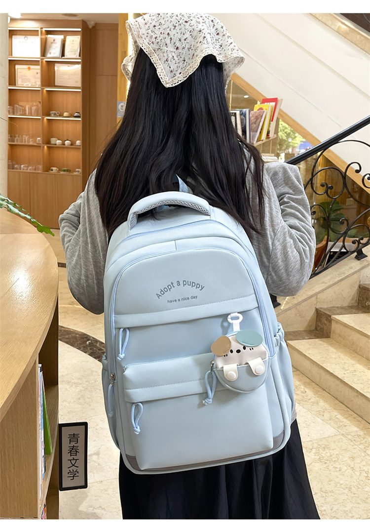 Haslor school backpack, large capacity, lightweight backpack Middle School Kids Elementary