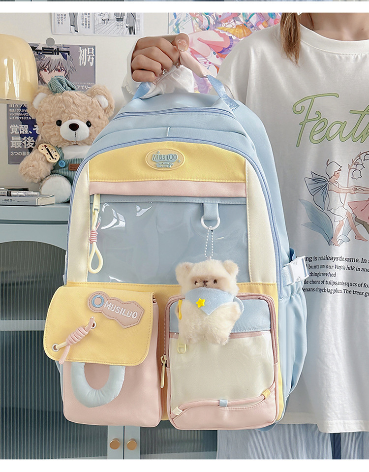 Haslor School Backpack Cute for Elementary School Grades 3 to 6, Middle School casual backpack