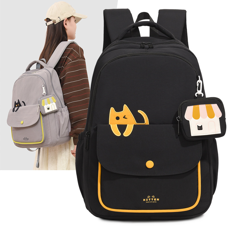 Haslor School Bag College Backpack Large Bookbags for Teens Girls Women Students, large capacity