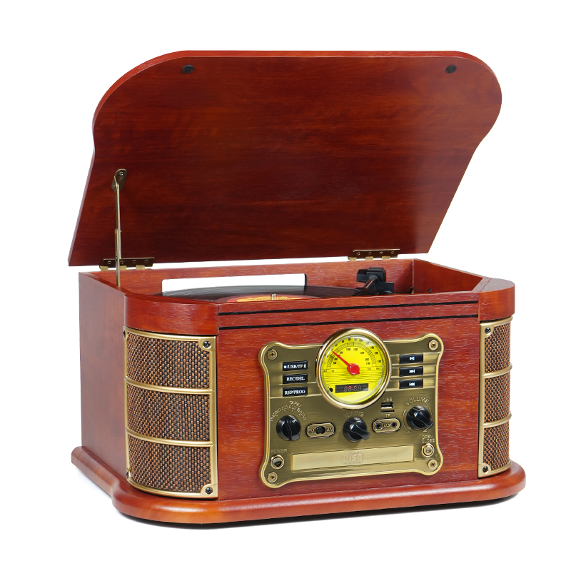 Nostalgia All-in-one Turntable Player with Cassette CD