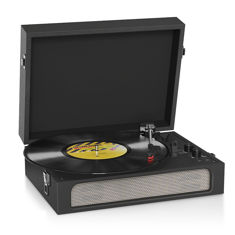 Suitcase turntable player