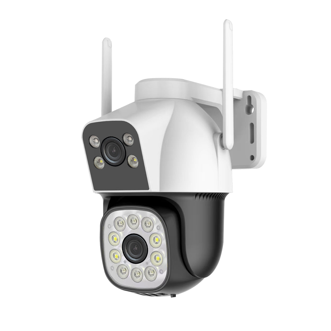 Outdoor Waterproof Security Surveillence Camera Gun Ball Dual Lens Camera