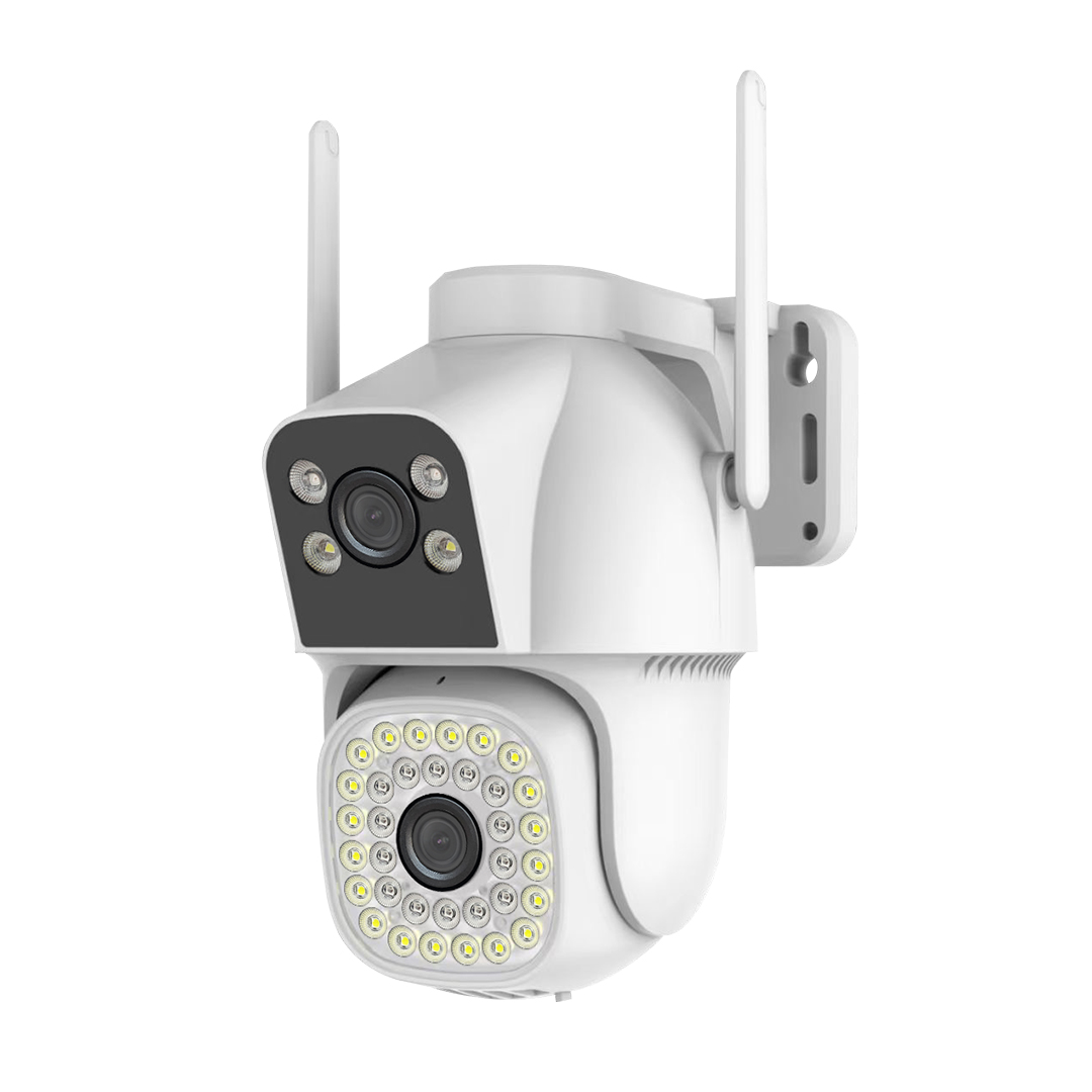 4G/WIFI Security Camera Outdoor Waterproof dual-lens PTZ Camera