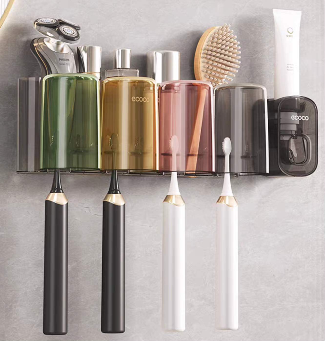 AntibacterialToothbrush Storage Rack