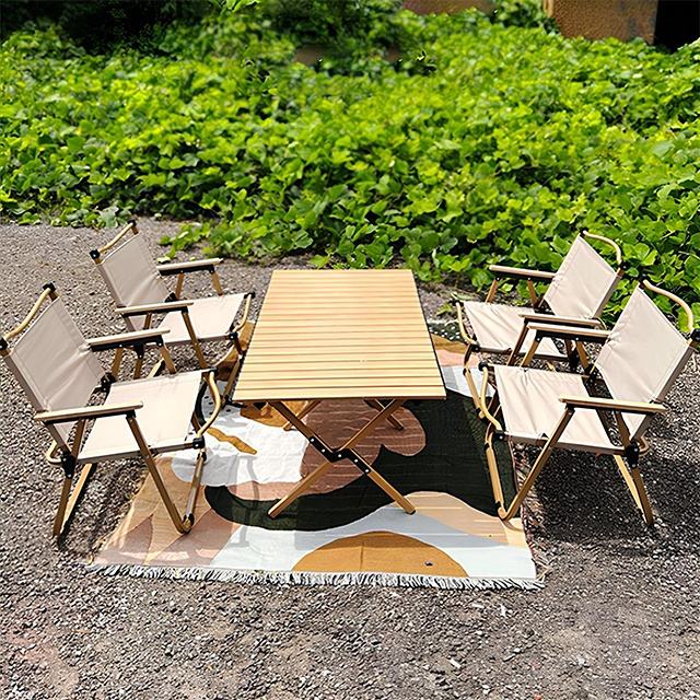 Outdoor Garden Balcony Foldable Camping Activity Picnic Chair and Table