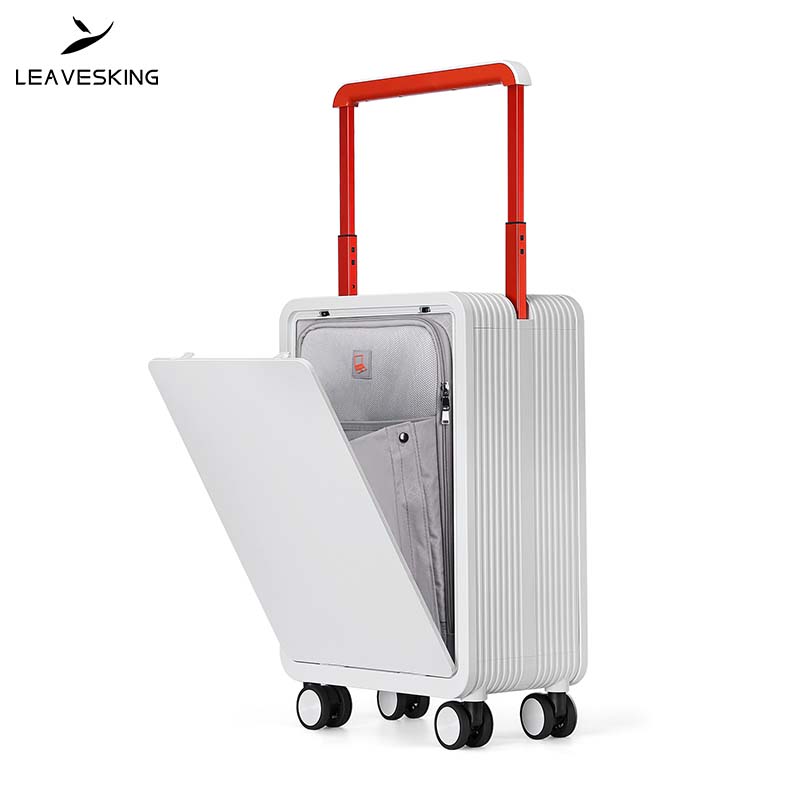 2LV-2306 polycarbonate front open lid trunk wide trolley