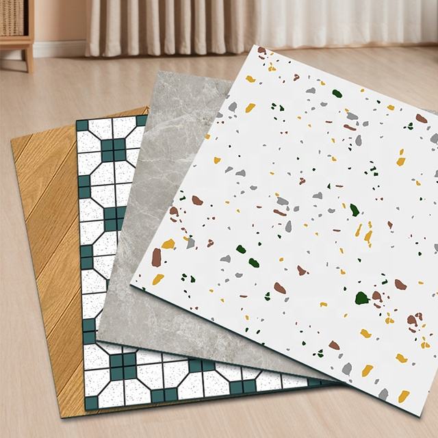 Peel off and paste vinyl wood flooring tiles, self-adhesive waterproof PVC laminated mosaic flooring