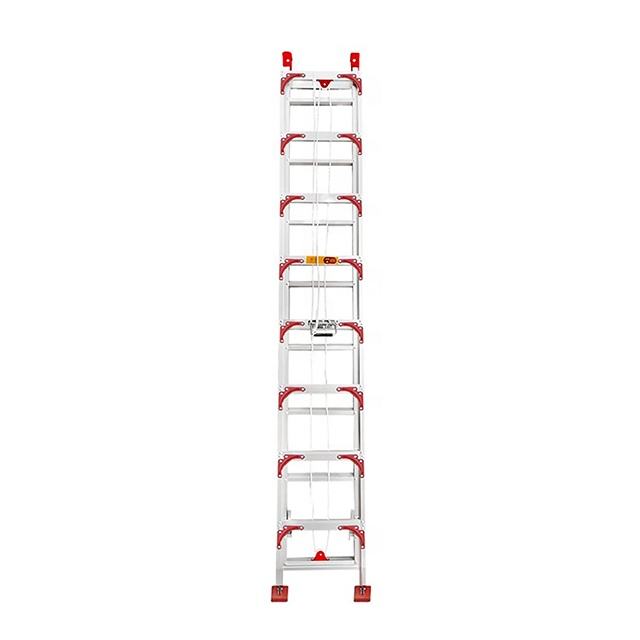 Expansion ladder, building elevator, heavy-duty aluminum expansion ladder