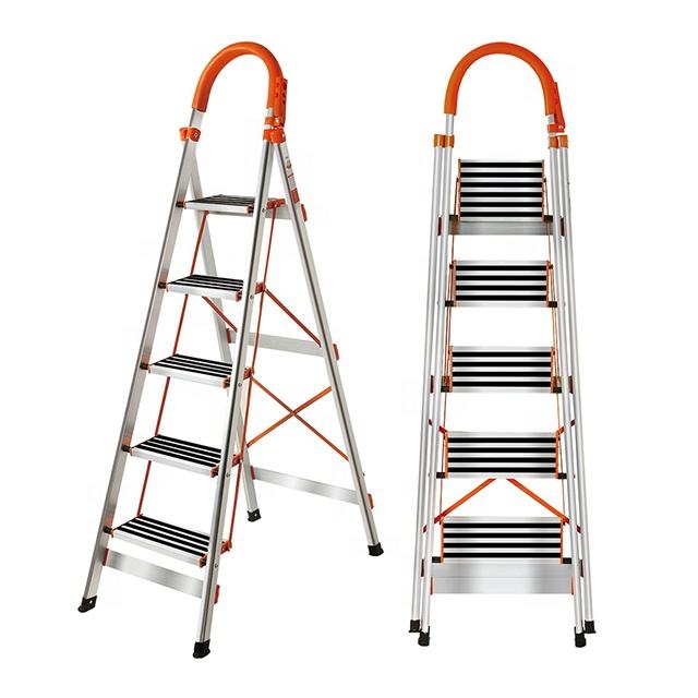 Fruit picking warehouse, kitchen, orchard warehouse, household aluminum folding ladder