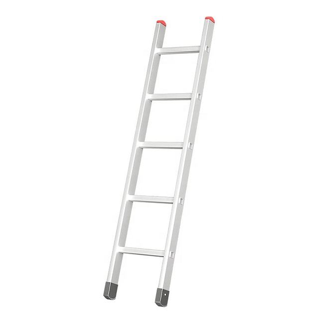 Heavy duty wall mounted long building roof portable aluminum cat ladder