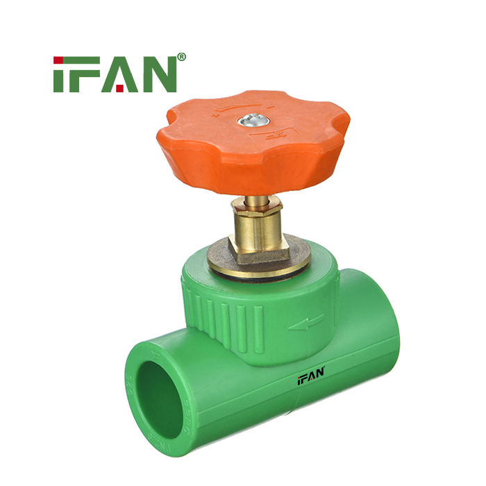 IFAN Stop Valve PPR Water Pipe Fittings 20-125mm Filter PPR Pipe Fittings