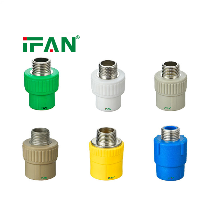 IFAN Certified PPR Water Pipe Fittings 20-125mm Male Socket PPR Pipe Fittings