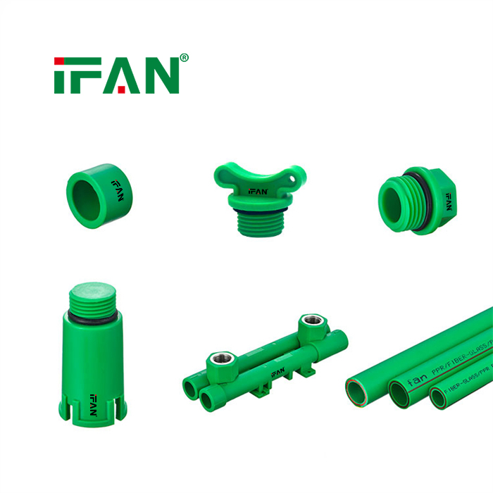 IFAN Professional Supplyl PPR Water Pipe Fittings 20-125mm Threaded PPR Pipe Fittings