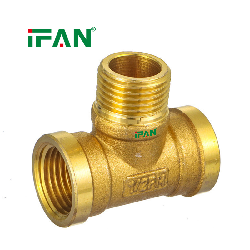 IFAN Manufacturer Male TeeBrass Tube Fittings 91Brass Pipe Fitting