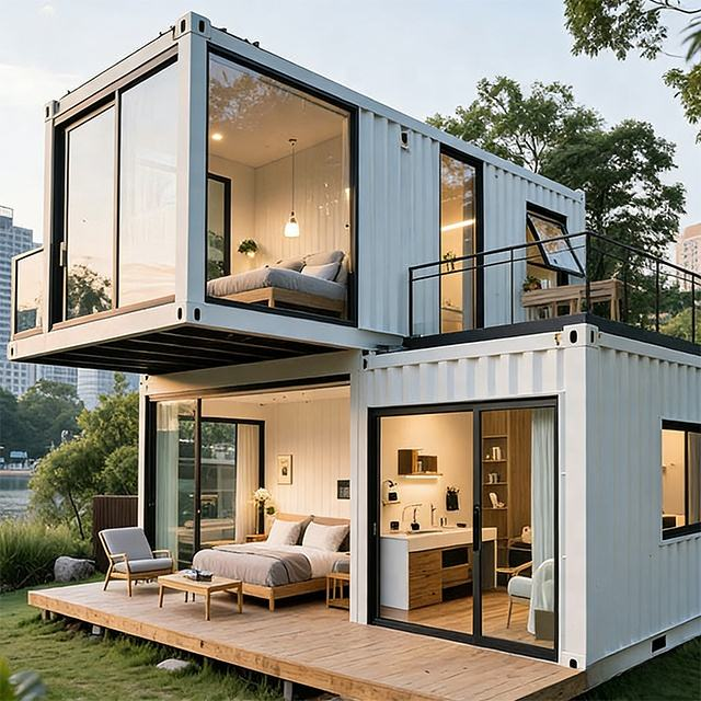 Prefabricated House & Modular Two-Story Container House
