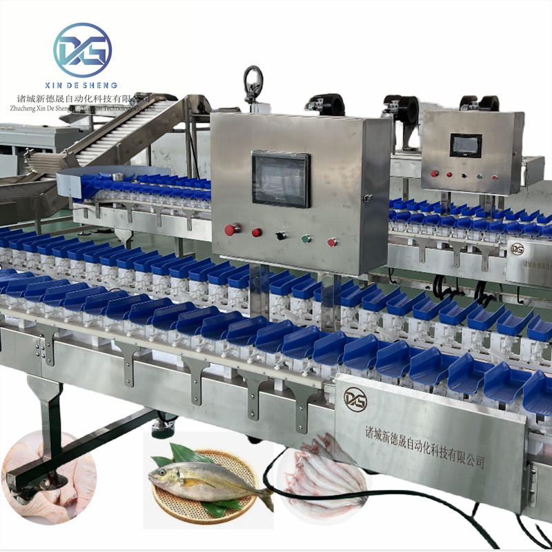 Xindesheng weight sorter Poultry Chicken Grader Processing Machine Seafood aquatic product poultry