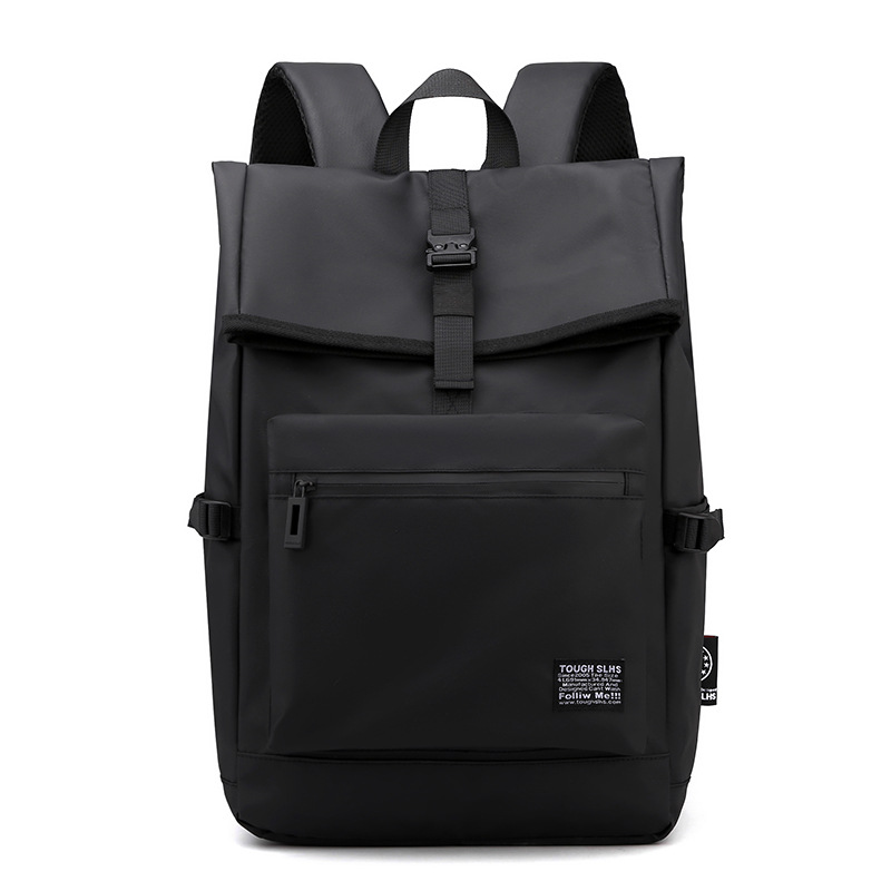 New style simple men's casual travel backpack, lightweight computer backpack for students.