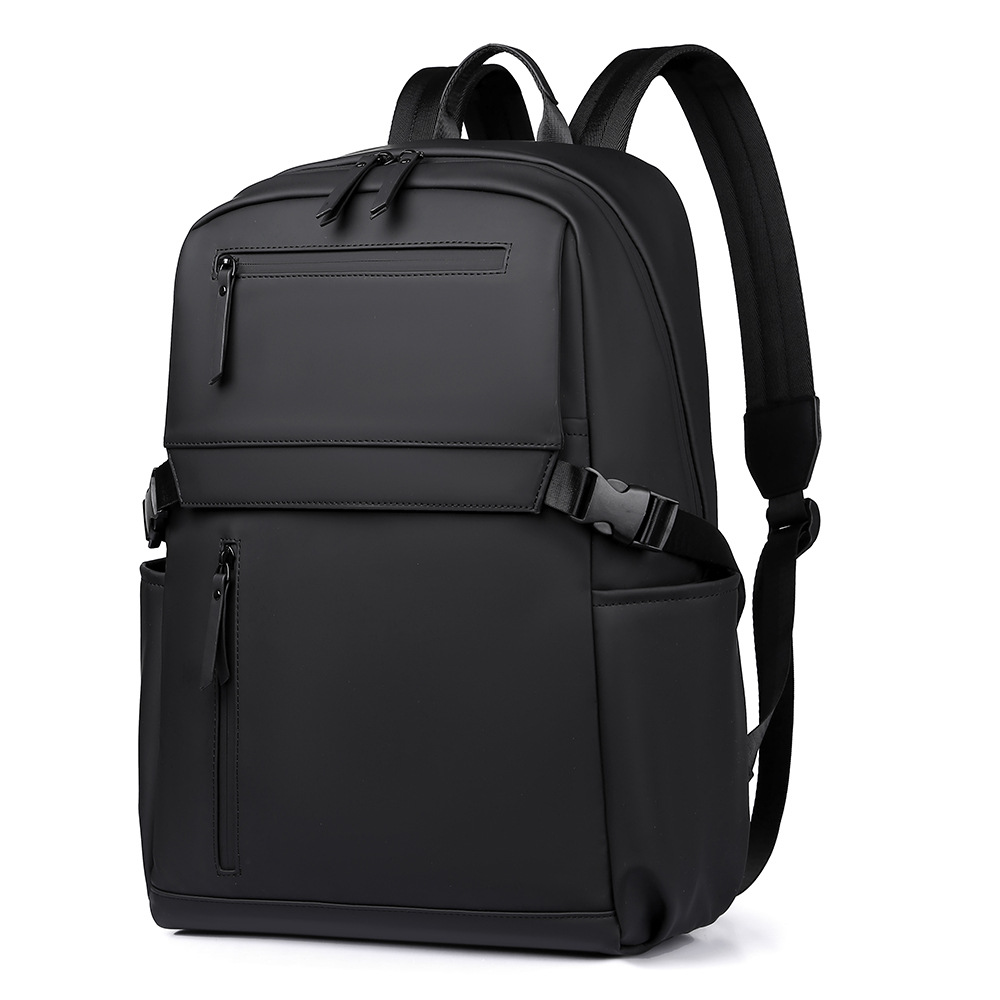 New simple backpack for business trips, work, commuting, laptop, retro style, and college students.