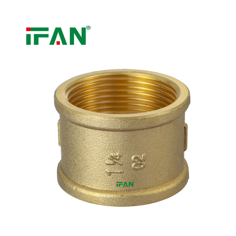 IFAN Free Sample Brass Tube Fittings 02 Socket Brass Pipe Fitting