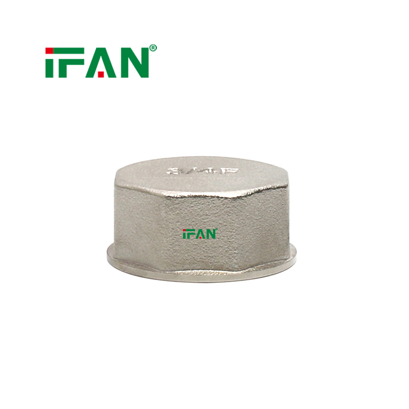 IFAN Free Sample 02 Cap Electroplating Brass Tube Fittings Brass Pipe Fitting