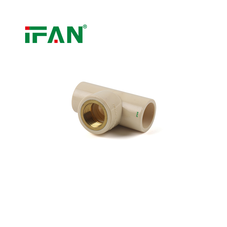 IFAN Factory Price CPVC Fittings 1/2'' -2'' Plumbing Materials Female Tee CPVC Pipe Fittings