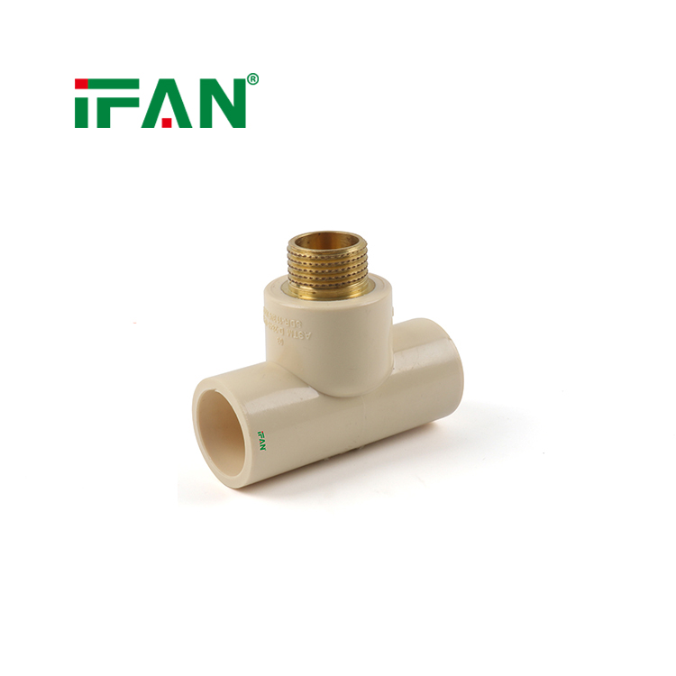 IFAN All Size CPVC Fittings Plumbing Materials Male Tee CPVC Pipe Fittings