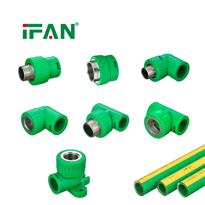 IFAN Professional Supply PPR Water Pipe Fittings 20-125mm Water Supply PPR Pipe Fittings
