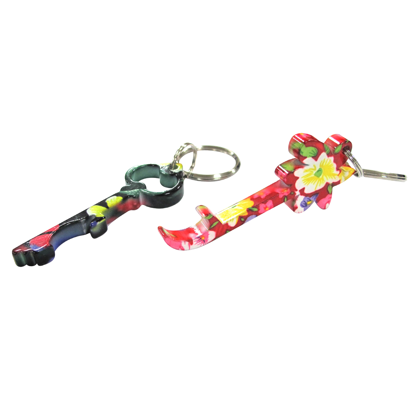 Personalized Heat Transfer Beer Soda Bottle Opener Keychains