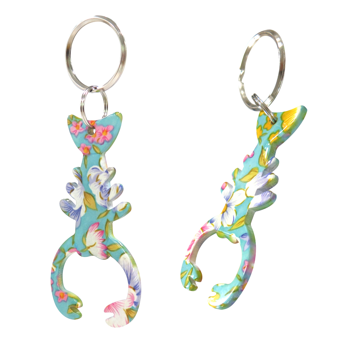 Factory Custom Dye Sublimation Logo Bottle Opener Keychains