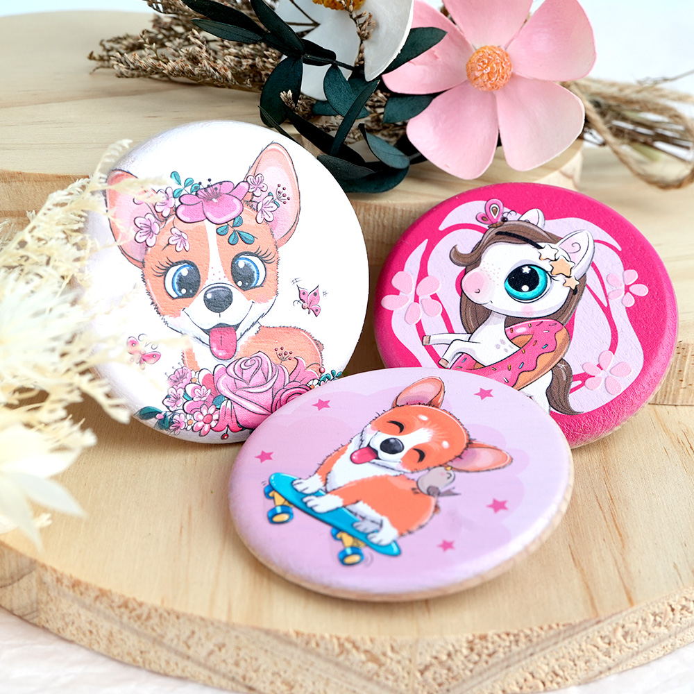 Innovative Wood Button Badges Wholesale Tin Badges