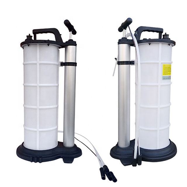 9L oil extraction pump manual vacuum 2.3 gallons