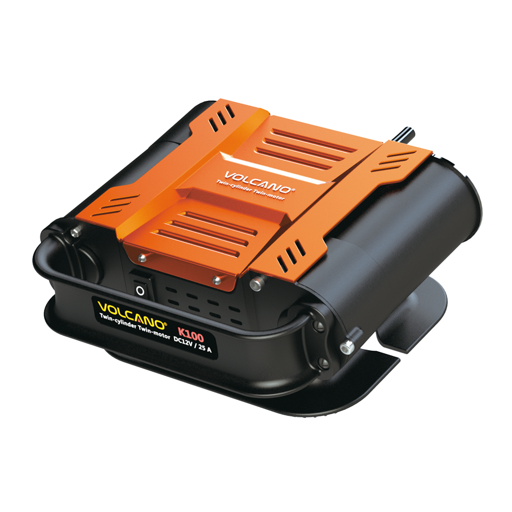 VOLCANO K100 Patented Twin Cylinders Twin Motors Independent Powerful Air Tire Compressors Inflators