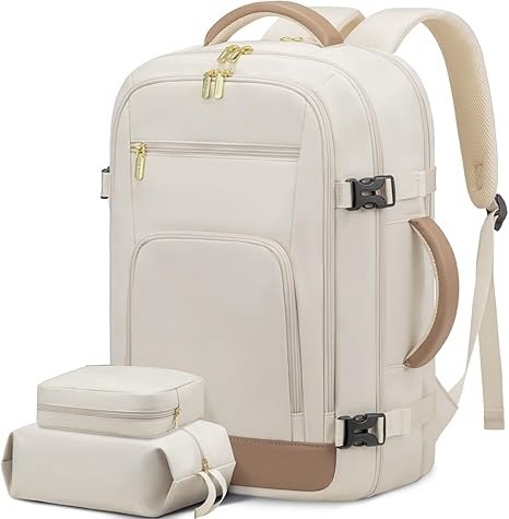 Haslor Travel Backpack ,Airline Carry On Backpack,Luggage,Waterproof Travel Bag with Packing Cubes