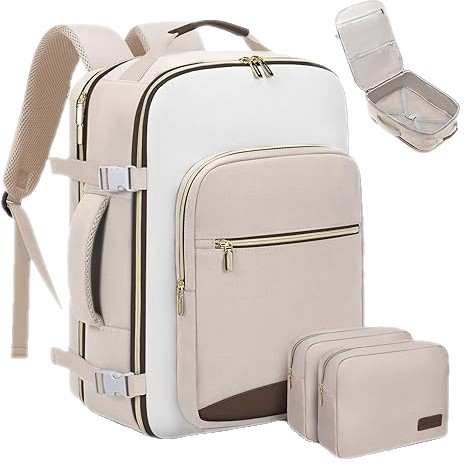 Haslor Travel Backpack ,Airline Carry On Backpack,Luggage,Waterproof Travel Bag with Packing Cubes
