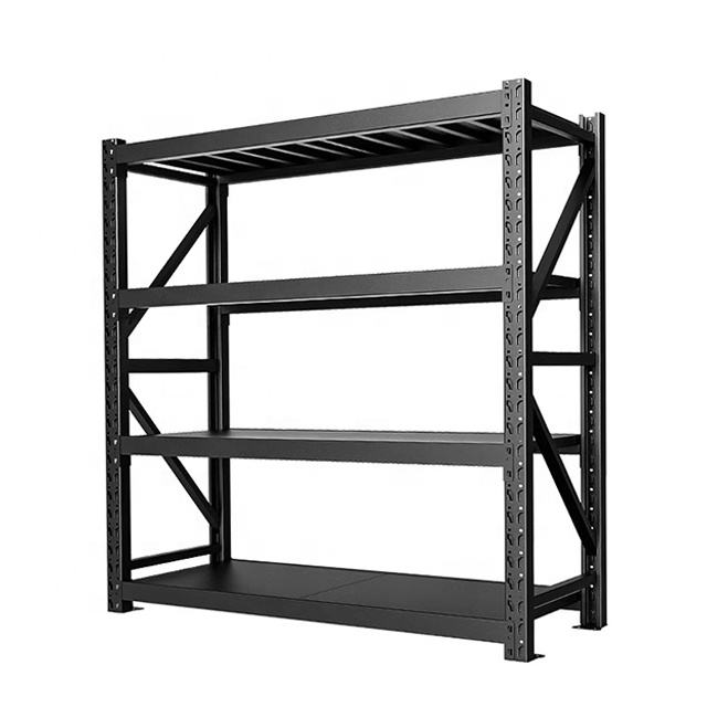 Heavy duty storage shelves, industrial steel frame warehouses